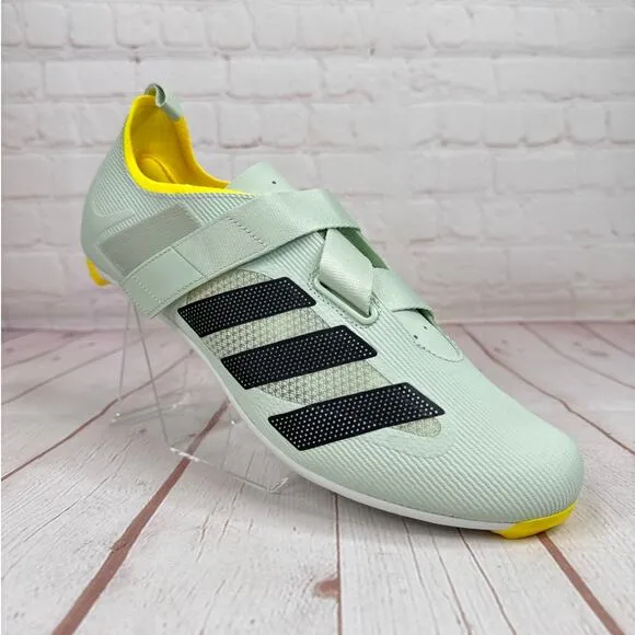 Adidas The Indoor Cycling 'Linen Green' Shoes M Size 10.5/W Size 11.5 (GX1668)