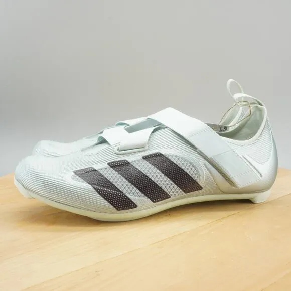Adidas The Indoor Cycling Mens Size 9 Shoes Linen Green Metallic 3-Bolt NEW