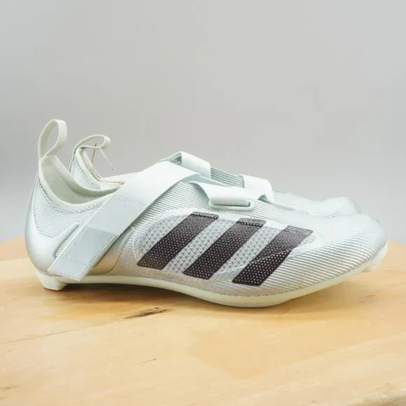 Adidas The Indoor Cycling Mens Size 9 Shoes Linen Green Metallic 3-Bolt NEW