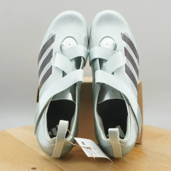 Adidas The Indoor Cycling Mens Size 9 Shoes Linen Green Metallic 3-Bolt NEW