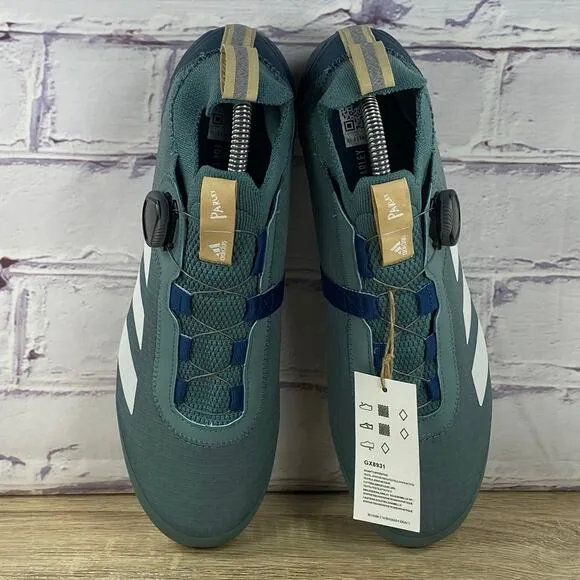 Adidas The Parley Road Shoe BOA Green Cycling GX8931 Men's 9.5 Women's 10.5 NEW