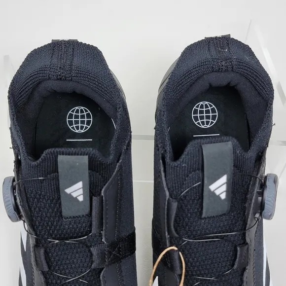 Adidas The Road BOA Cycling Shoes HQ6713 Black White Mens Size 9 Womens 10 New