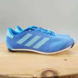 Adidas The Road Cycling Mens Size 8 Shoes Blue Rush 3-Bolt Lace Up Athletic NEW