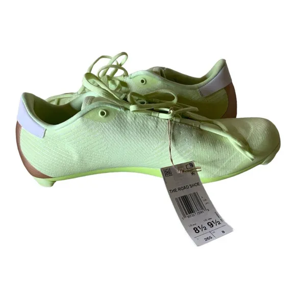Adidas The Road Cycling Shoes Unisex Size W9.5 M8.5 Lime Pulse Green Copper