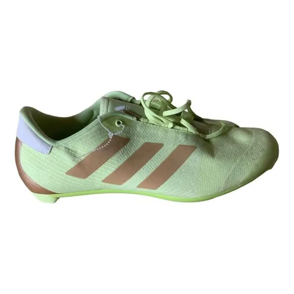 Adidas The Road Cycling Shoes Unisex Size W9.5 M8.5 Lime Pulse Green Copper
