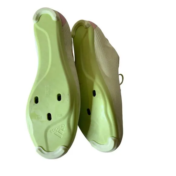 Adidas The Road Cycling Shoes Unisex Size W9.5 M8.5 Lime Pulse Green Copper