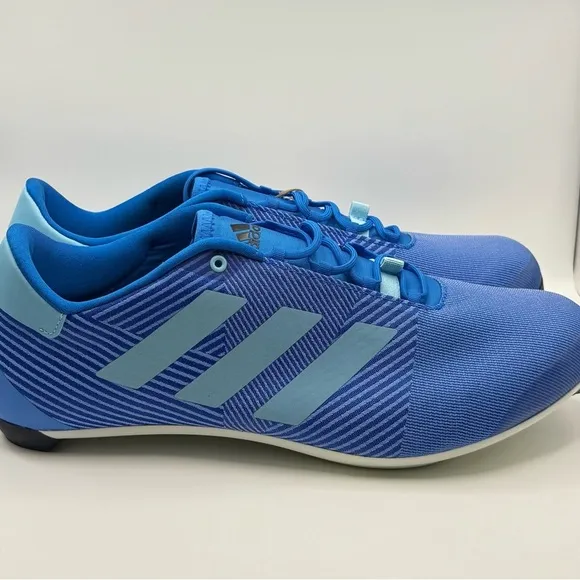 Adidas The Road Shoes Mens Size 12 Women’s 13 Blue Rush Cycling Road Shoes
