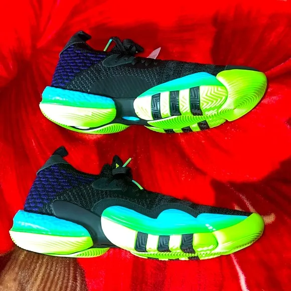 Adidas Trae Young 2.0 Trae-Tlien Black Green Blue Basketball Shoes H06473
