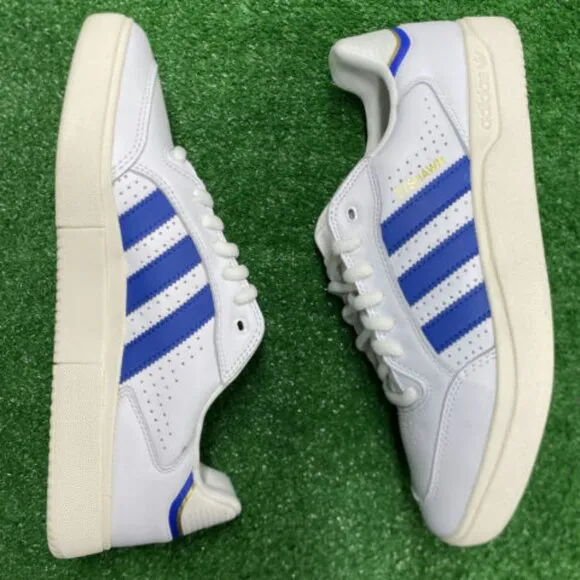 Adidas Tyshawn Low Mens Skate Sneaker Shoes White IE3128 NEW Sz 10