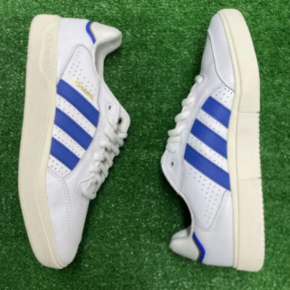 Adidas Tyshawn Low Mens Skate Sneaker Shoes White IE3128 NEW Sz 10