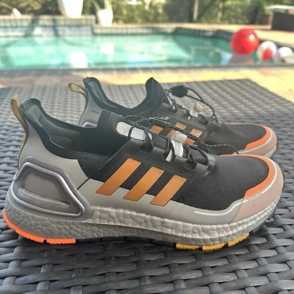 Adidas UltraBoost Winter.Rdy Black Signal Orange Men's Shoes FV8363 Size 7.5