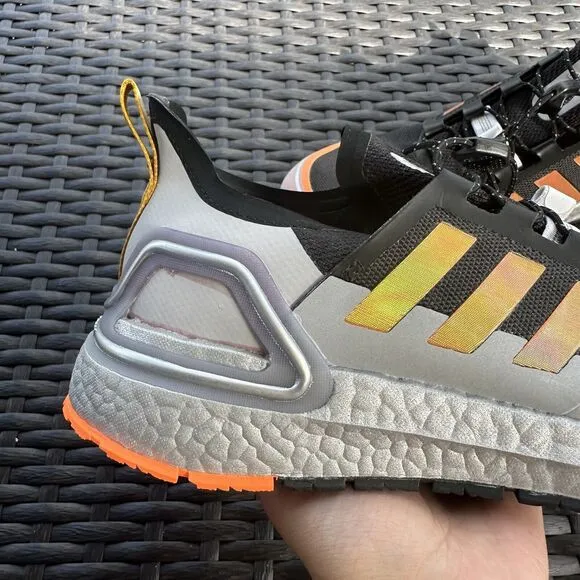 Adidas UltraBoost Winter.Rdy Black Signal Orange Men's Shoes FV8363 Size 7.5