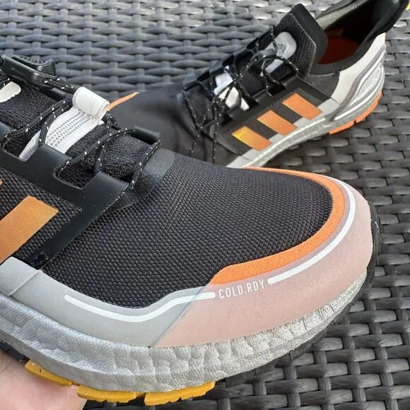 Adidas UltraBoost Winter.Rdy Black Signal Orange Men's Shoes FV8363 Size 7.5