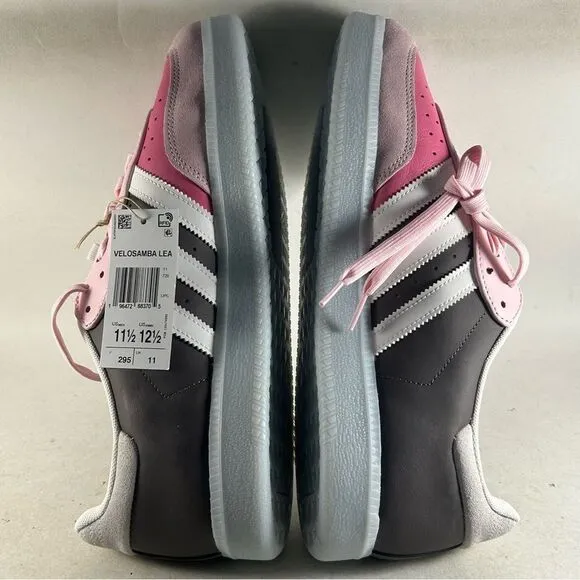 Adidas Velosamba Leather Cycling Shoes Pink Gray Size 11.5 IG5538