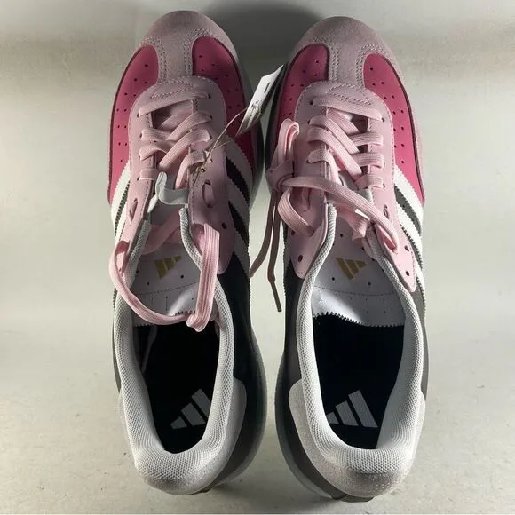 Adidas Velosamba Leather Cycling Shoes Pink Gray Size 11.5 IG5538