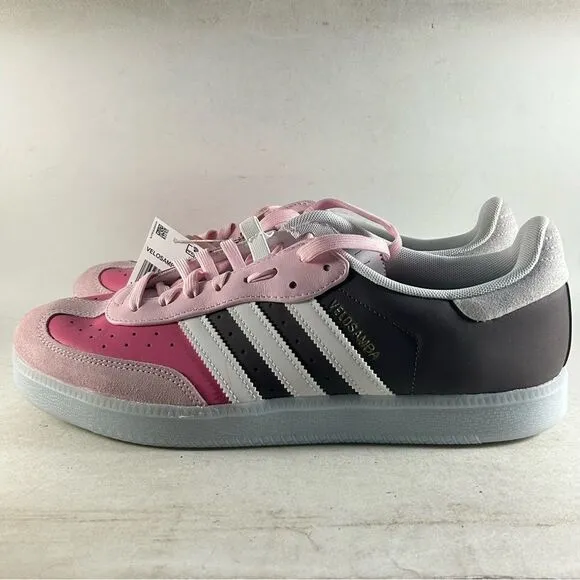 Adidas Velosamba Leather Cycling Shoes Pink Gray Size 11.5 IG5538