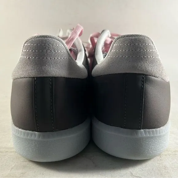 Adidas Velosamba Leather Cycling Shoes Pink Gray Size 11.5 IG5538