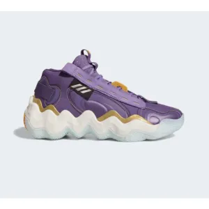 Adidas Women's Purple/Grey Exhibit B Candace Parker Mid Basketball Shoes Size 7