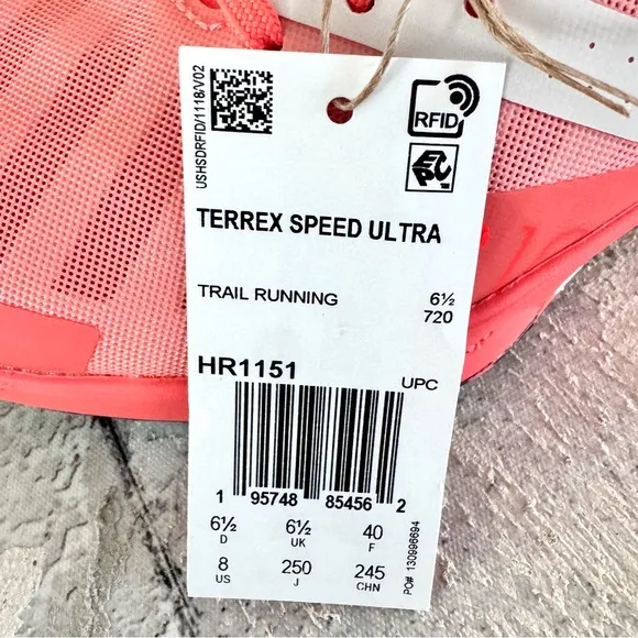 adidas Womens Terrex Speed Ultra Size 8