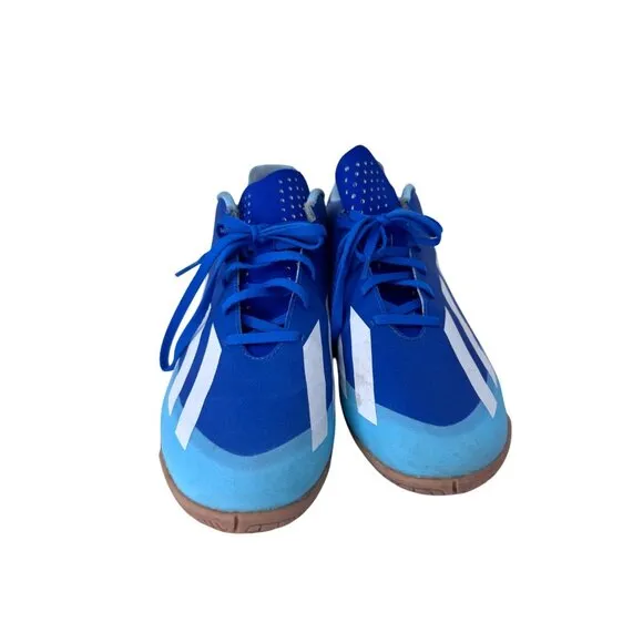 Adidas X Crazyfast.4 Indoor‎ Soccer Shoes IE1585 Blue Men's Size 12