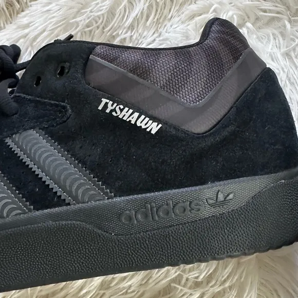 adidas x Spitfire Tyshawn Mid Black &amp; Grey Skate Shoes #HQ9792
