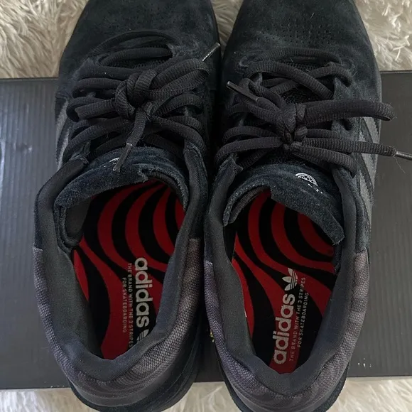 adidas x Spitfire Tyshawn Mid Black &amp; Grey Skate Shoes #HQ9792