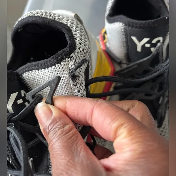 Adidas Y-3 Yohjo Yamamoto Harigane Red Black White Sneaker US 11.5 See Below