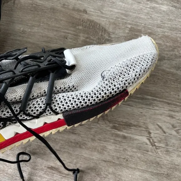 Adidas Y-3 Yohjo Yamamoto Harigane Red Black White Sneaker US 11.5 See Below