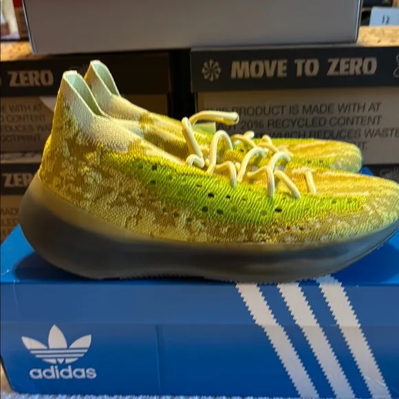 adidas Yeezy Boost 380 Yellow Athletic Shoes