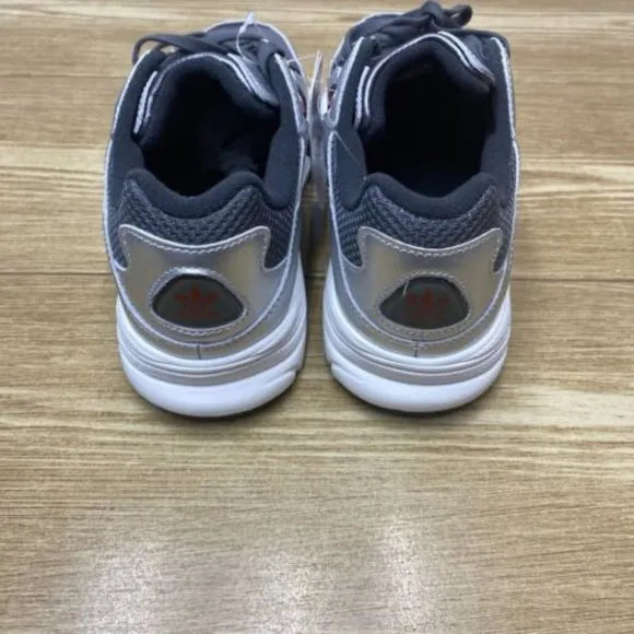 adidas Yung-96 Chasm J Silver Metallic Scarlet  Unisex Kids Shoes