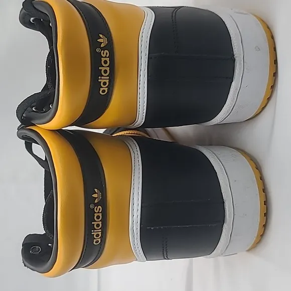 Adidas Top Ten Hi Top Mens Basketball Shoes Black Gold FZ5888 sz.11