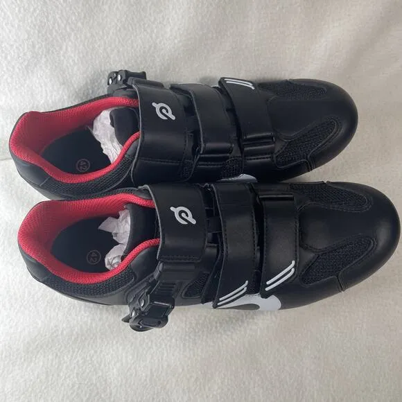Adult Unisex Peloton Cycling Shoes Size 42 Black EUC