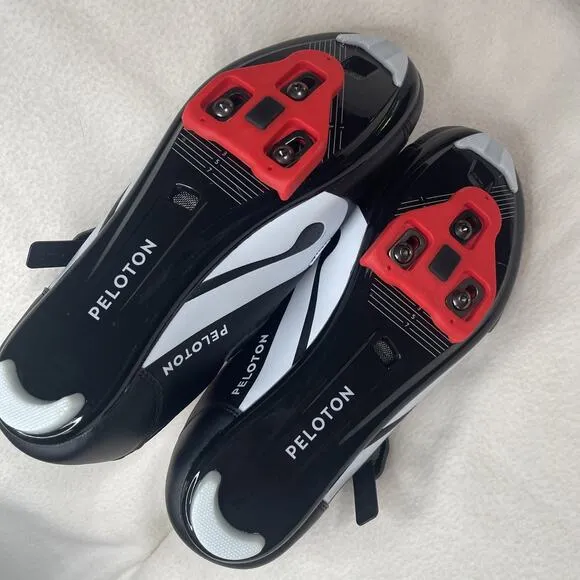 Adult Unisex Peloton Cycling Shoes Size 42 Black EUC