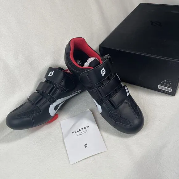 Adult Unisex Peloton Cycling Shoes Size 42 Black EUC