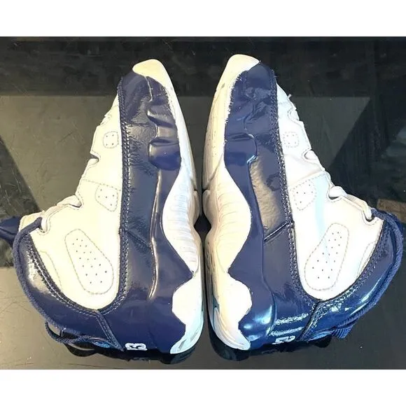 Air Jordan 9 IX Retro UNC White University Blue Shoes Toddler SZ 8C 401812 145