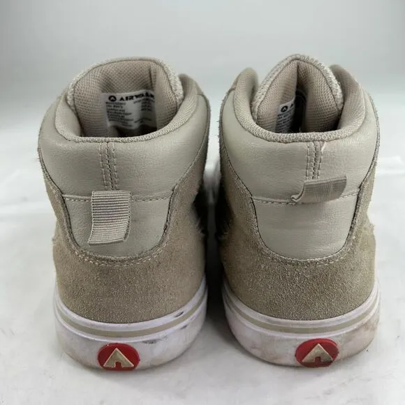 Airwalk Skate Shoes Genuine Suede Size 8.5 High Top Gray Hi-top Sneakers