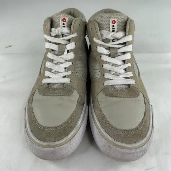 Airwalk Skate Shoes Genuine Suede Size 8.5 High Top Gray Hi-top Sneakers