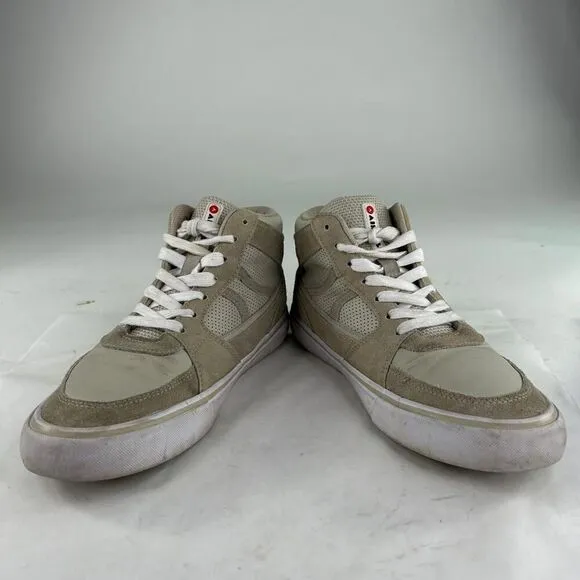 Airwalk Skate Shoes Genuine Suede Size 8.5 High Top Gray Hi-top Sneakers