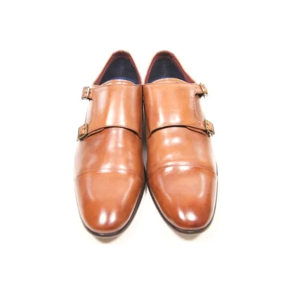 ALDO Double Monk Strap  Mens ALL LEATHER Shoes Size 12M
