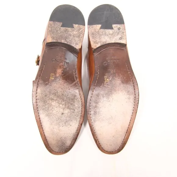 ALDO Double Monk Strap  Mens ALL LEATHER Shoes Size 12M