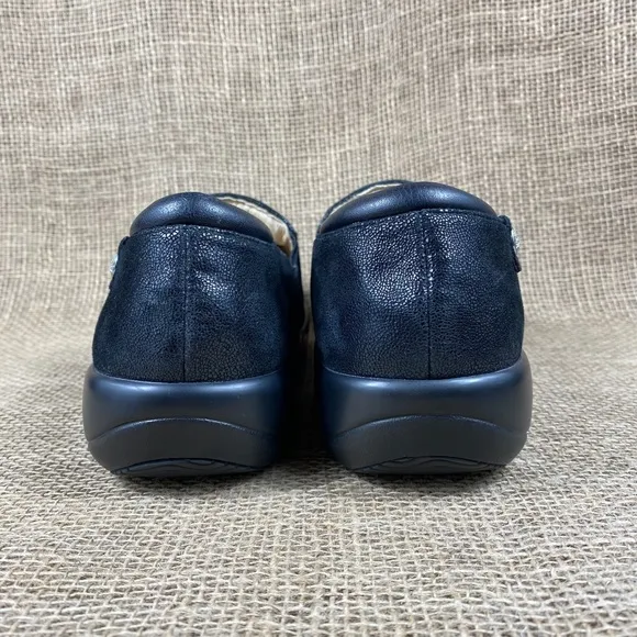 Alegria Clogs Slip Resistant Black Leather women's Size 11.5-12 EU42