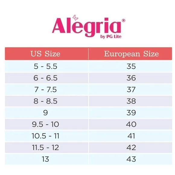 Alegria Essence Icy Blooms Fashion Sneakers ESS-924 6 EU 6-6.5 US