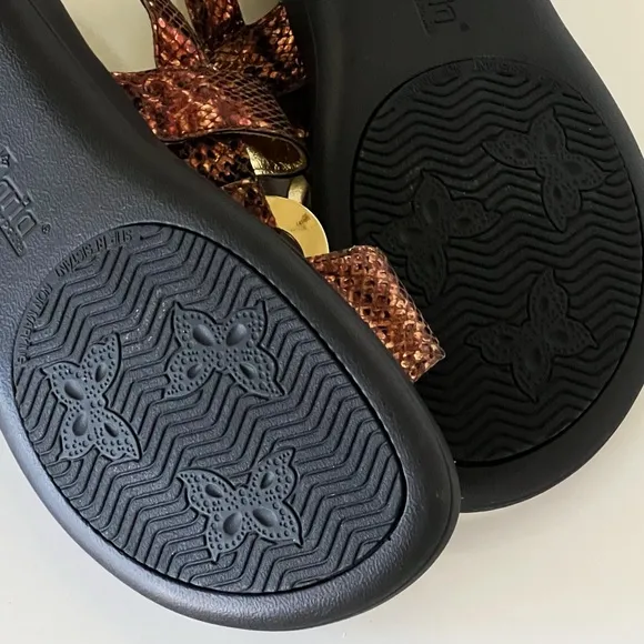 Alegria Julie Riches Brown Leather Slingback Sandals Shoes Size 40 / 9.5 New