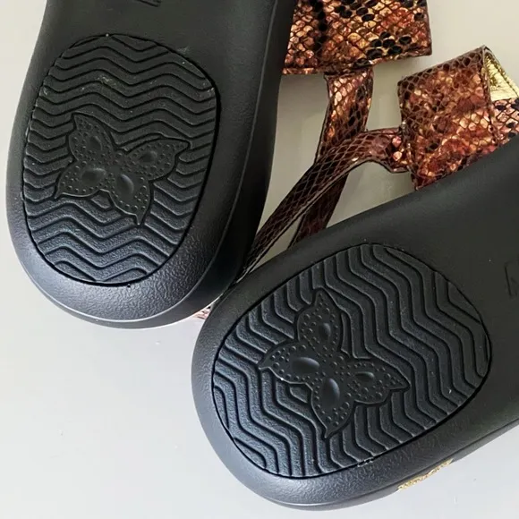 Alegria Julie Riches Brown Leather Slingback Sandals Shoes Size 40 / 9.5 New