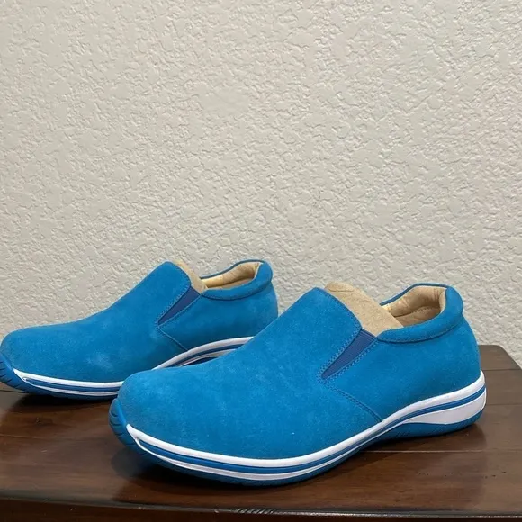 Alegria Men's Aaron Suede Slip On Shoes Size 43 / 9.5