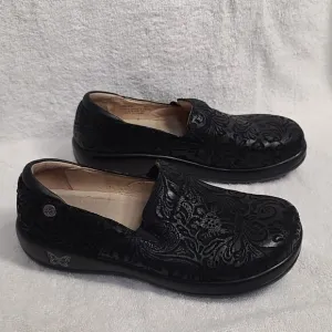 Alegria Black Leather Shoes