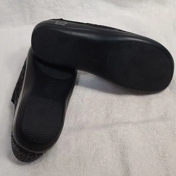 Alegria Black Leather Shoes