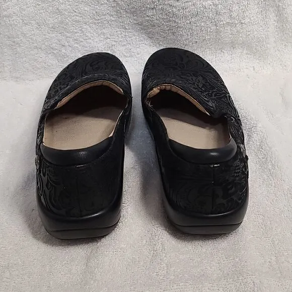 Alegria Black Leather Shoes
