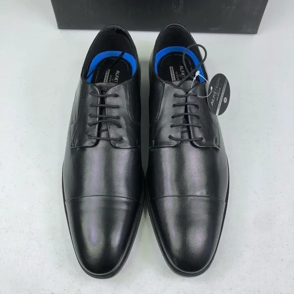 Alfani Reign Black Water Resistant Oxford Shoes