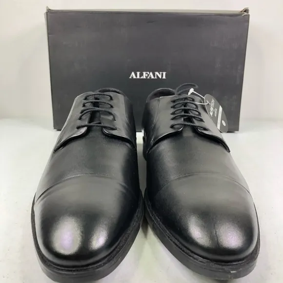 Alfani Reign Black Water Resistant Oxford Shoes